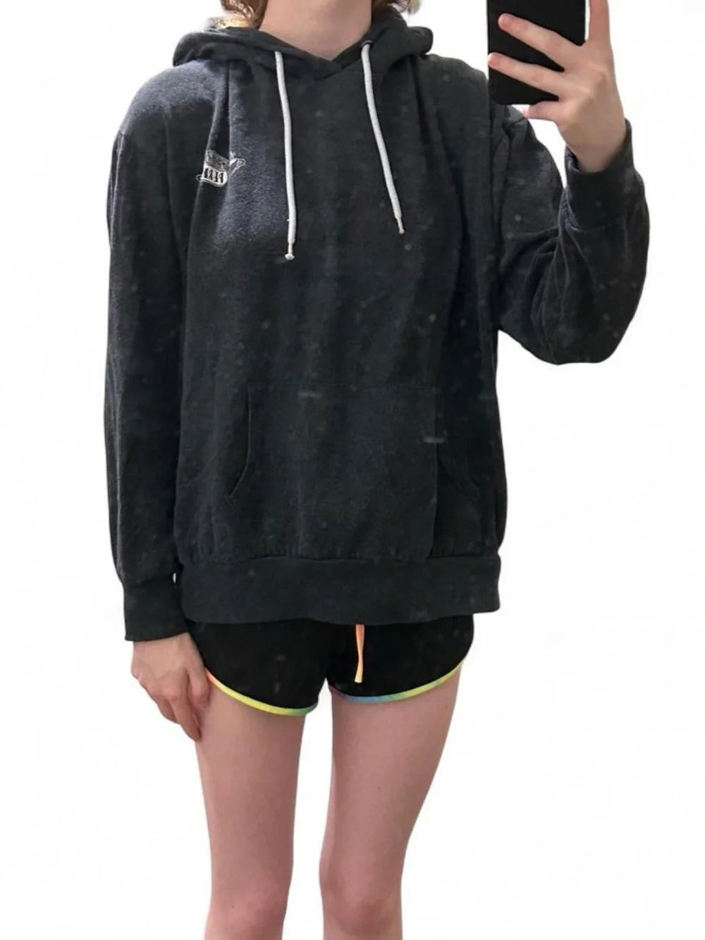 Black Men's Sweatshirt - Logo Graphic